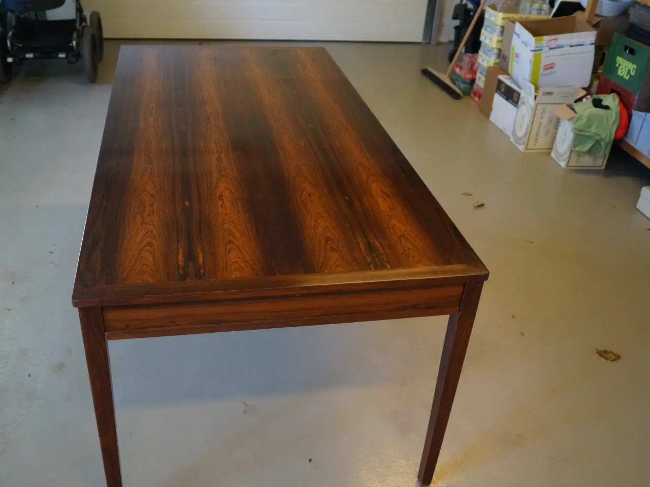 Billede 1 - Palisanderbord med udtræksplader.