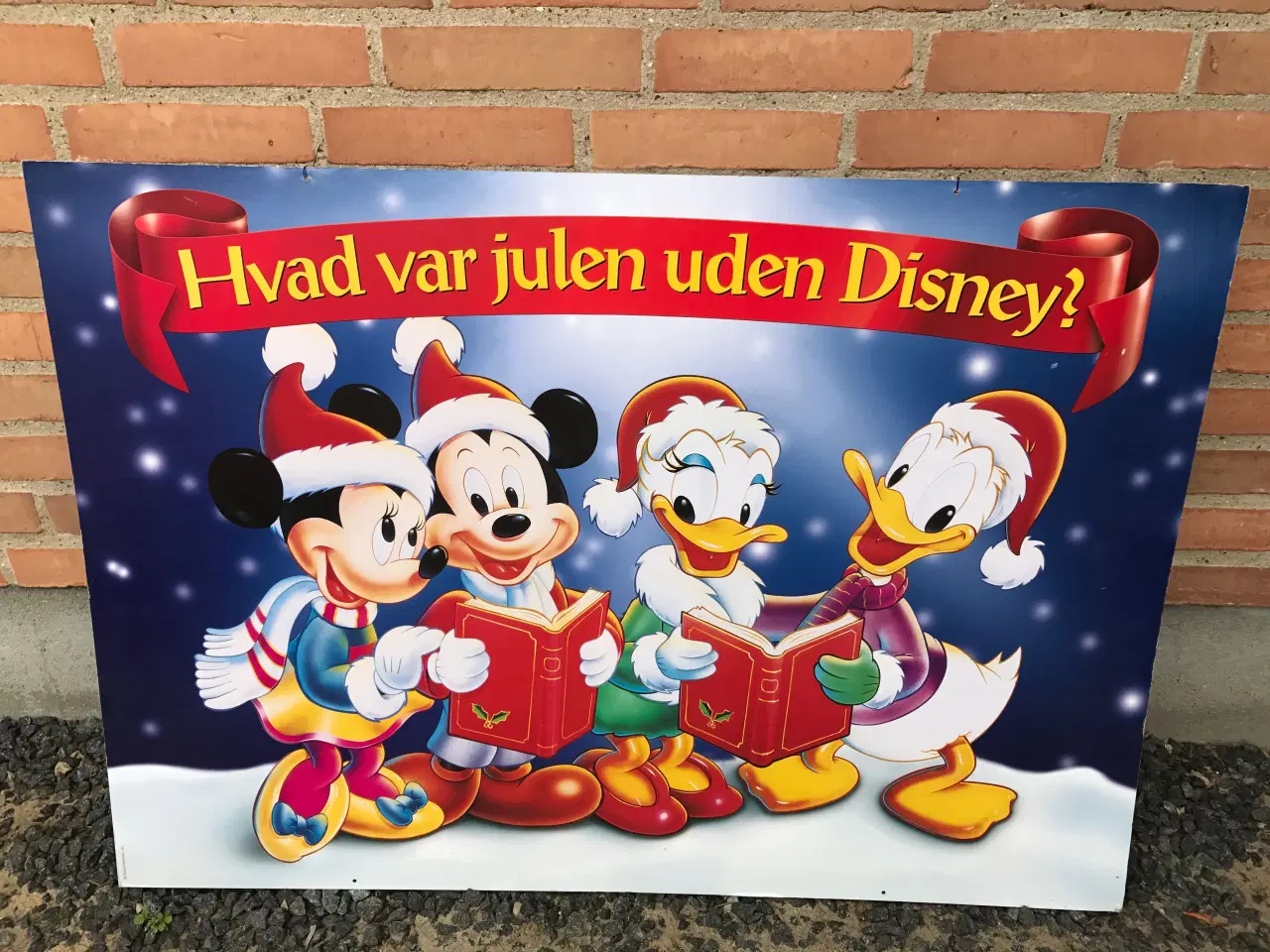 Billede 1 - Stort Disney juleskilt