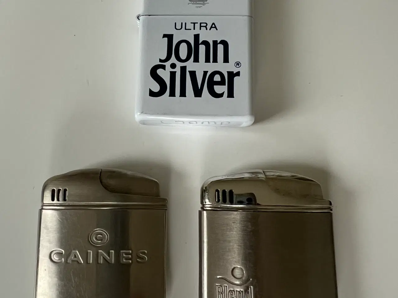 Billede 1 - John Silver,Blend og Caines lightere