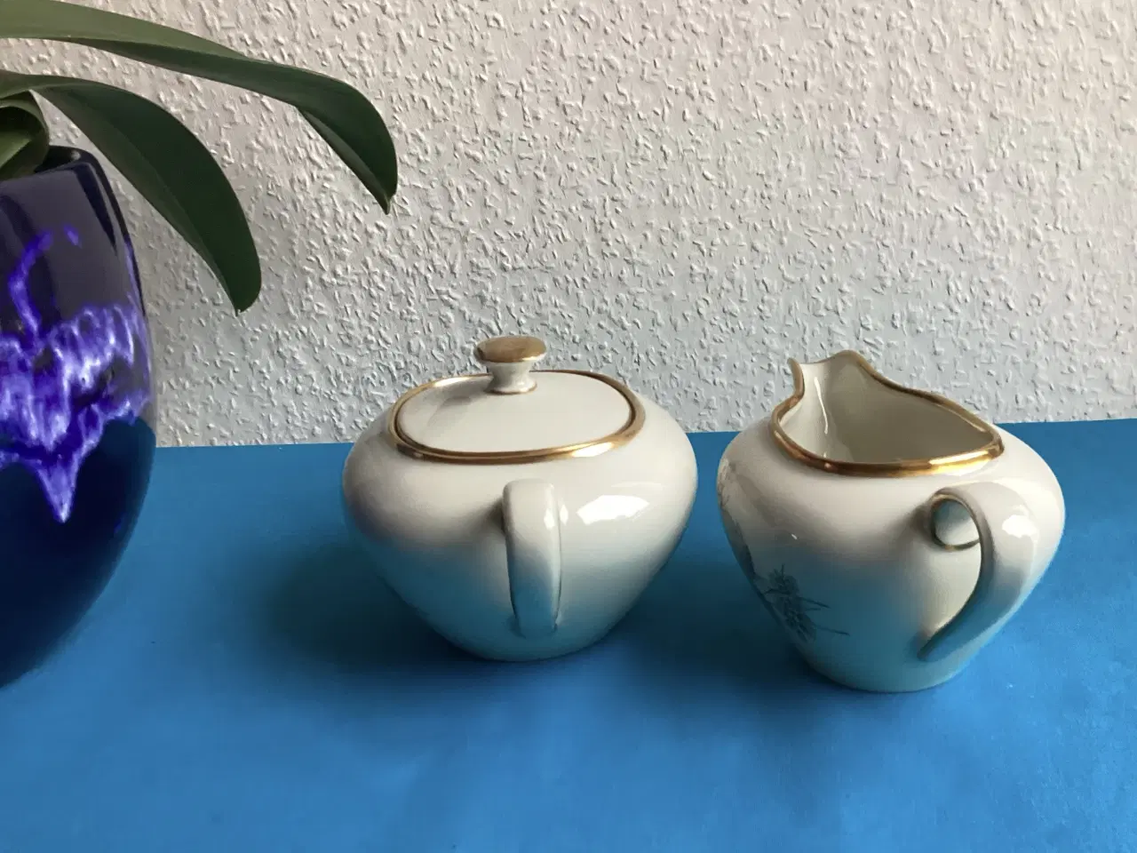 Billede 6 - “Karup” sukker og fløde sæt fra Kjøbenhavn maleri,