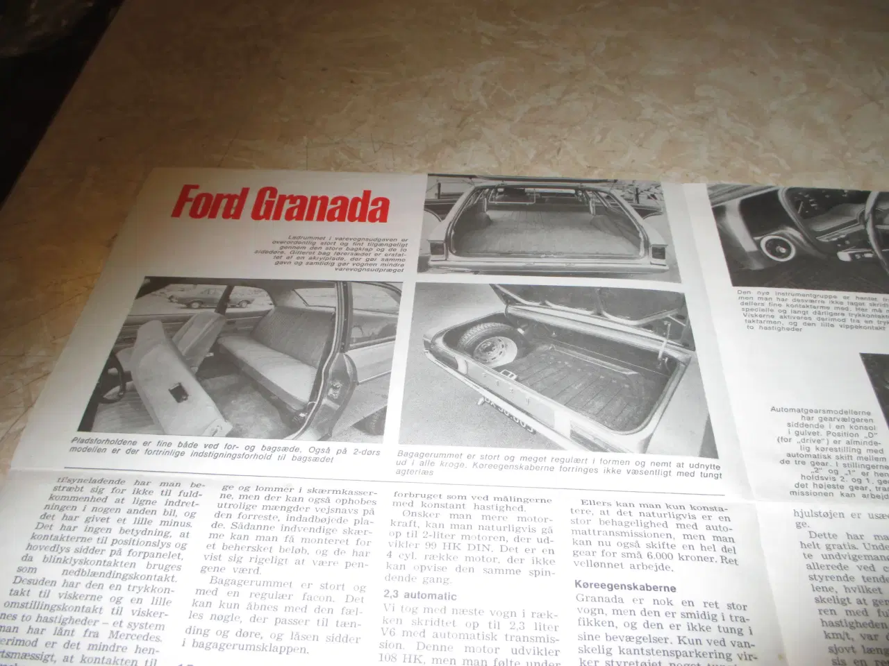 Billede 2 - Ford Granada  Blad