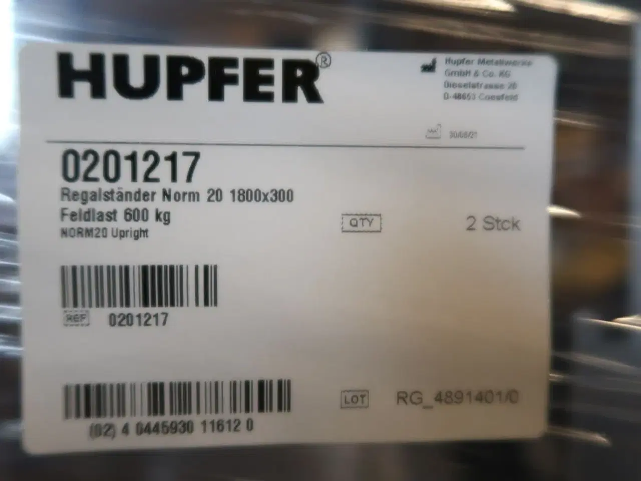 Billede 5 - Div. Reol dele HUPFER