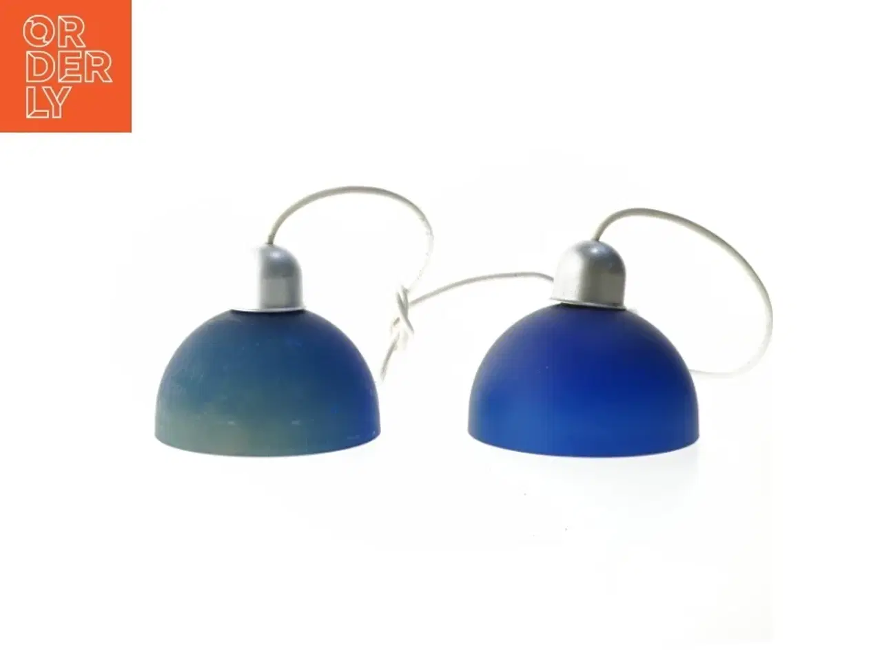 Billede 1 - Blå pendler (str. Ø 14x11 cm)