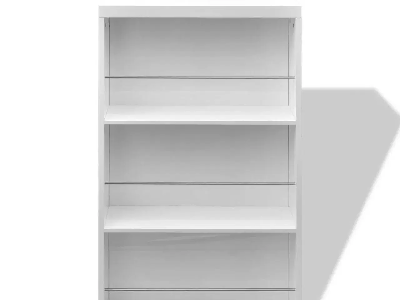 Billede 4 - Barbord med vinreol MDF højglans hvid