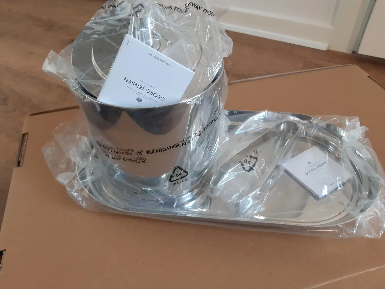 Billede 5 - Georg Jensen Manhattan isspande + bakke SÆLGES