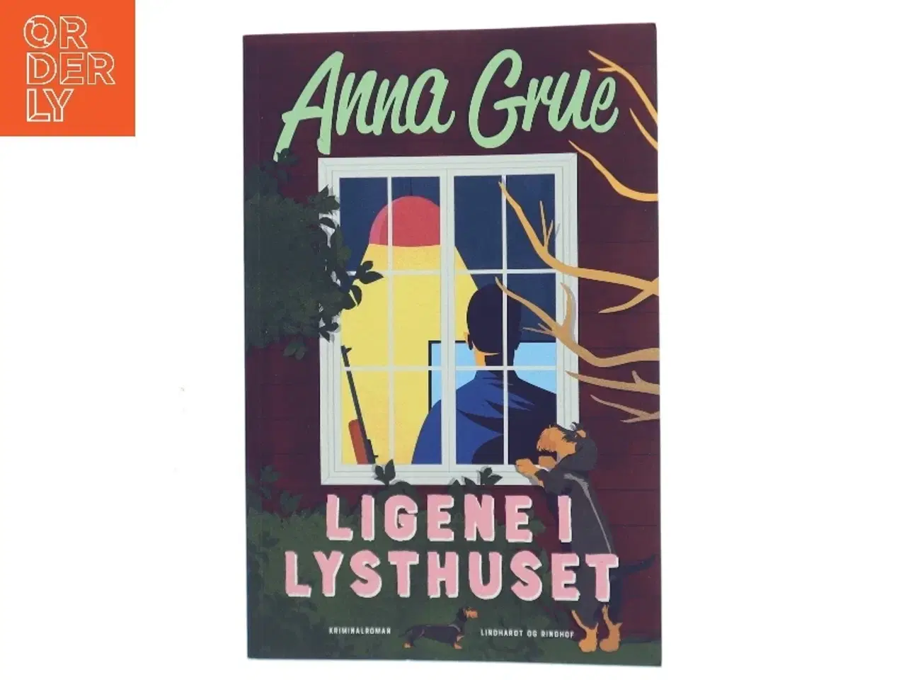 Billede 1 - Ligene i lysthuset : kriminalroman af Anna Grue (Bog)