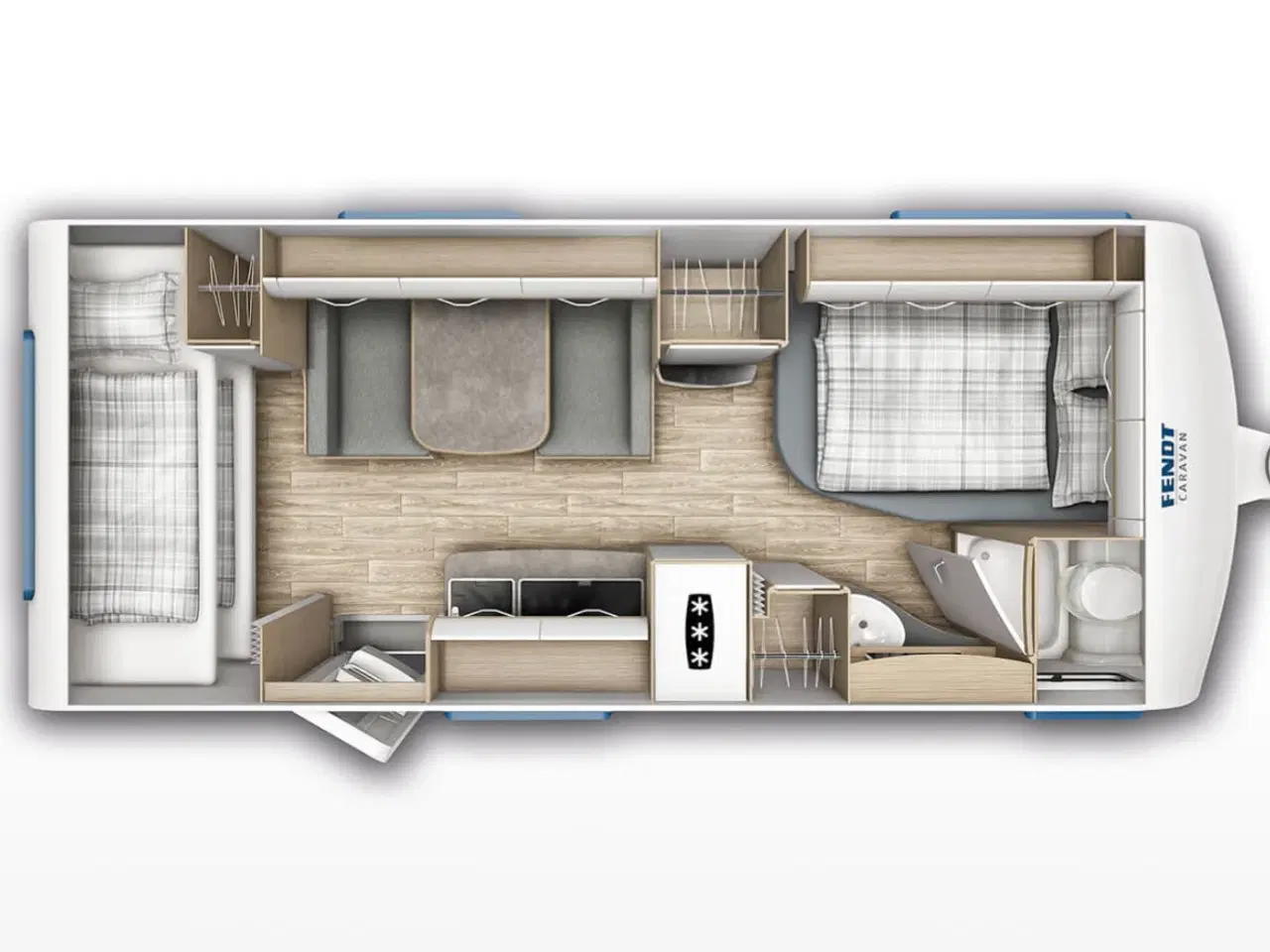 Billede 1 - Kvalitets køjevogn fra Fendt