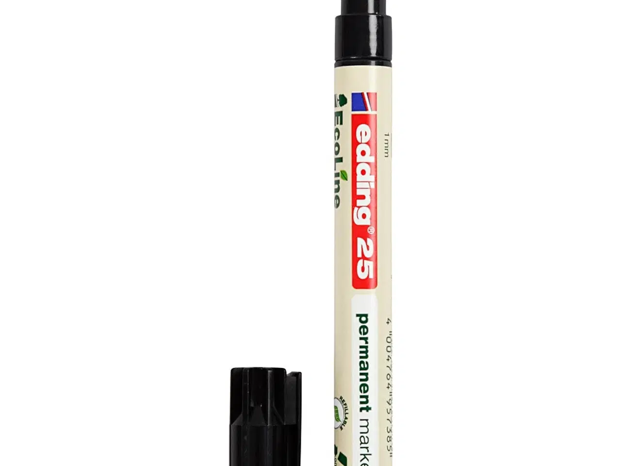 Billede 1 - Edding EcoLine Marker 25 - Sort, 1 mm, 1 stk.