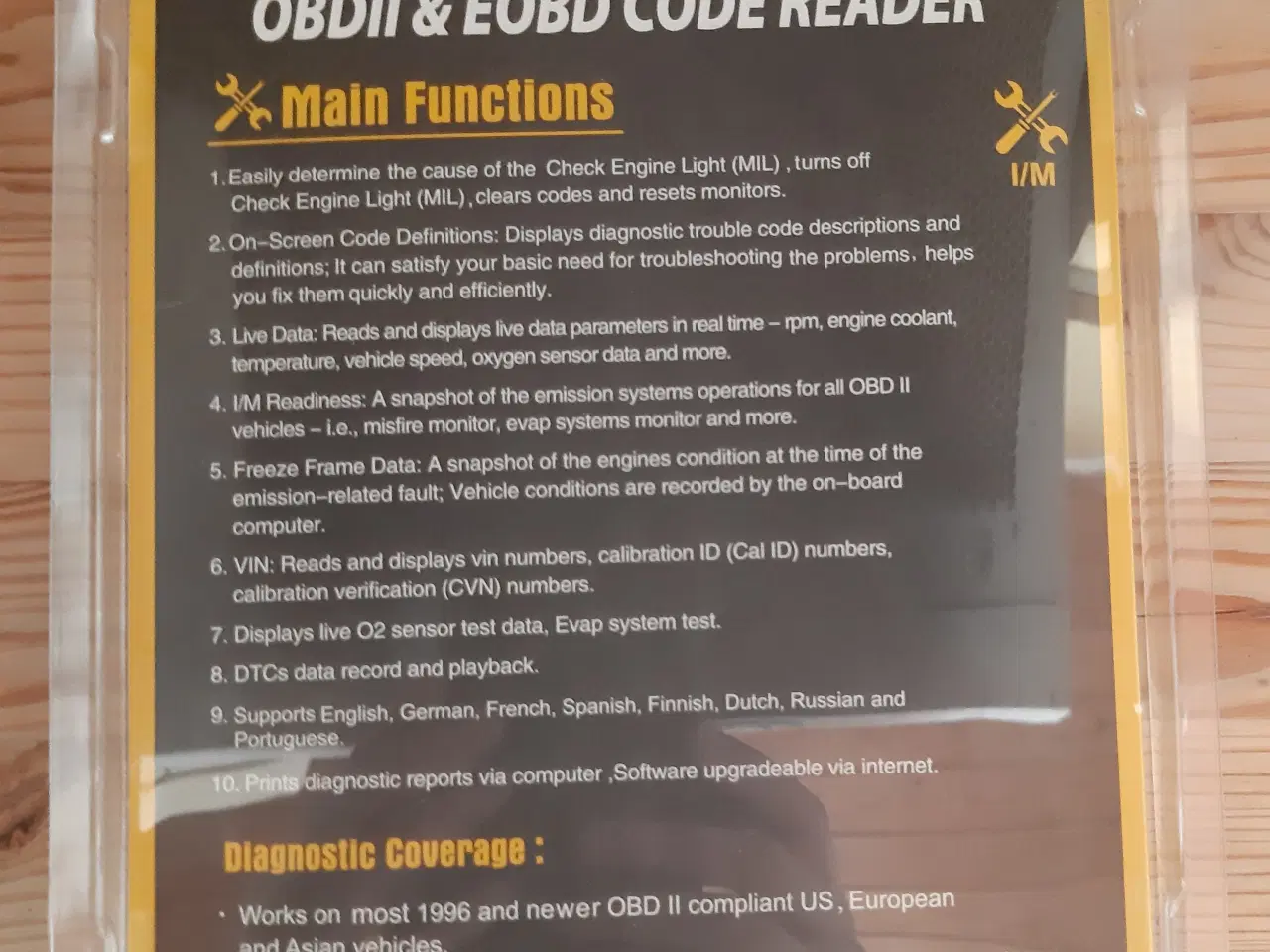Billede 2 - Ancel OBD2 scanner, Bildiagnostisk. Ny.