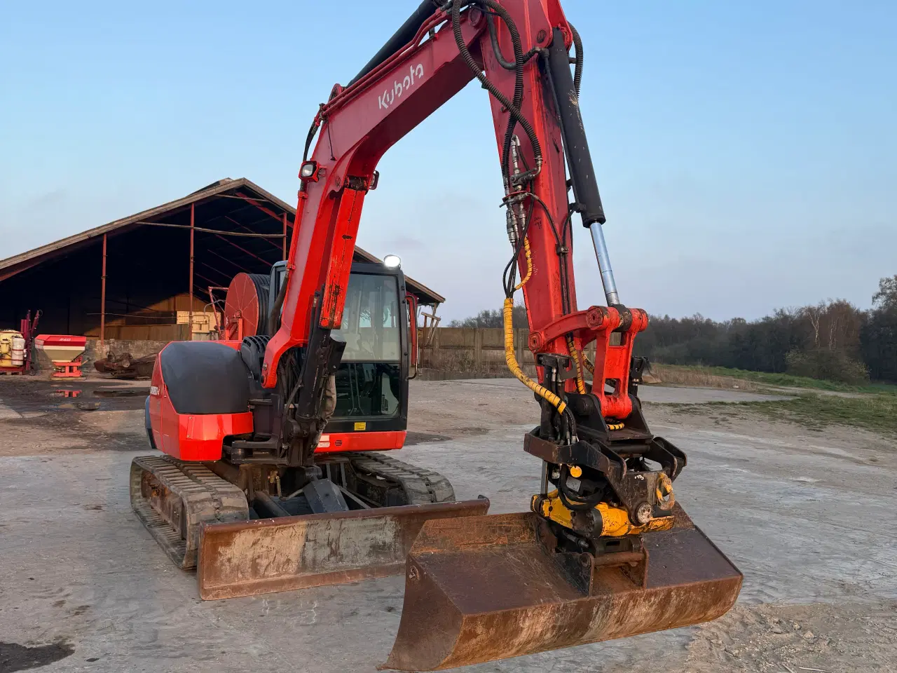Billede 4 - Gravemaskine Kubota KX080-4