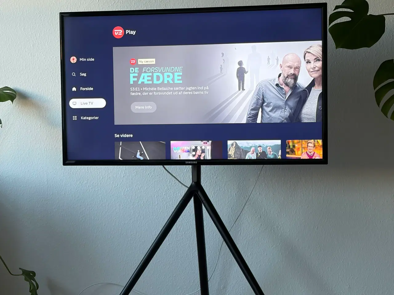 Billede 2 - Philips 50” skærm med fjernbetjening 
