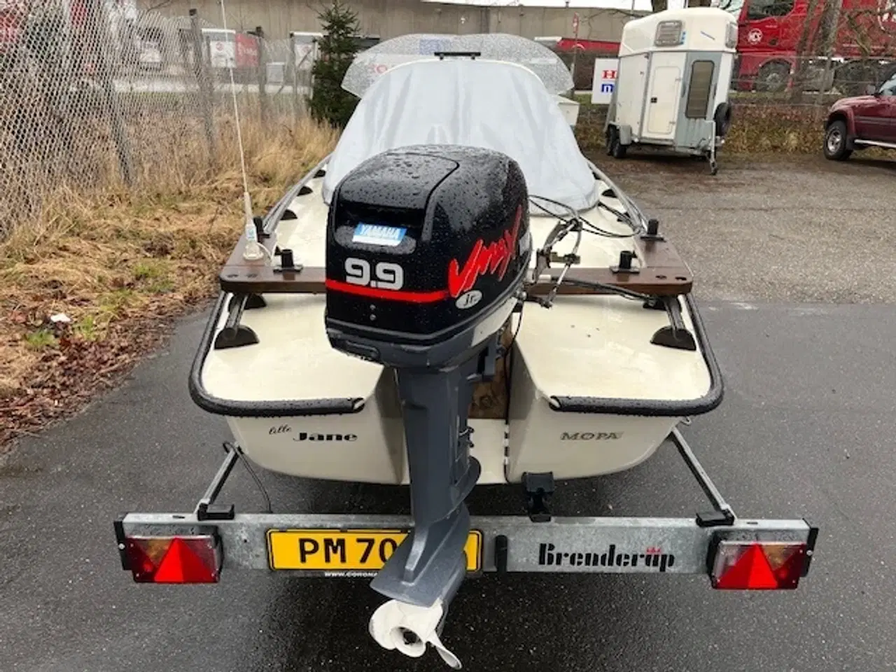 Billede 3 - Mopa Senior med Yamaha og bådtrailer