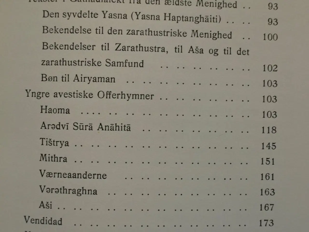 Billede 3 - avesta - et udvalg af zarathustriske tekster, over