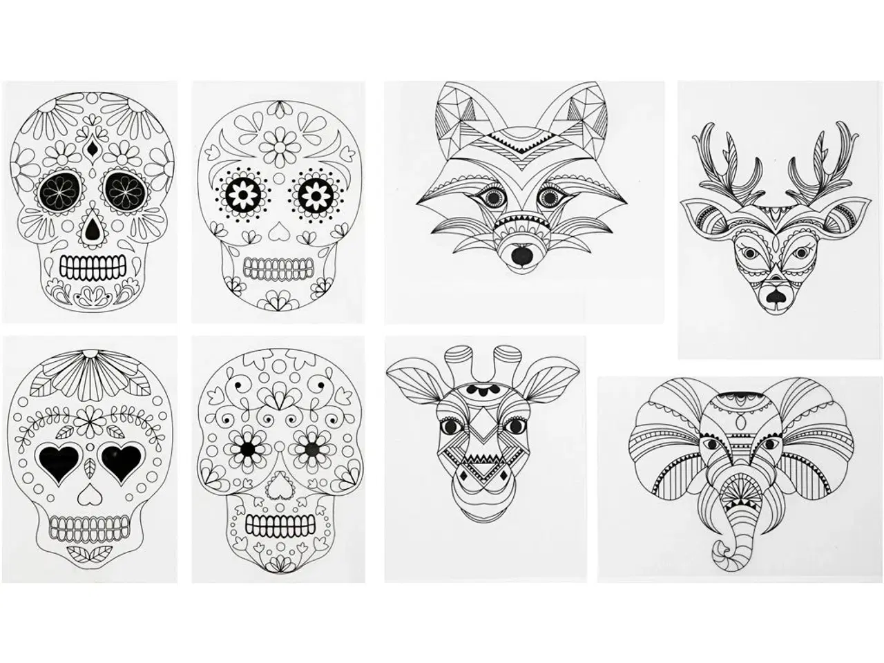 Billede 1 - Krympeplast med Motiver - 36 ark, 10,5x14,5 cm