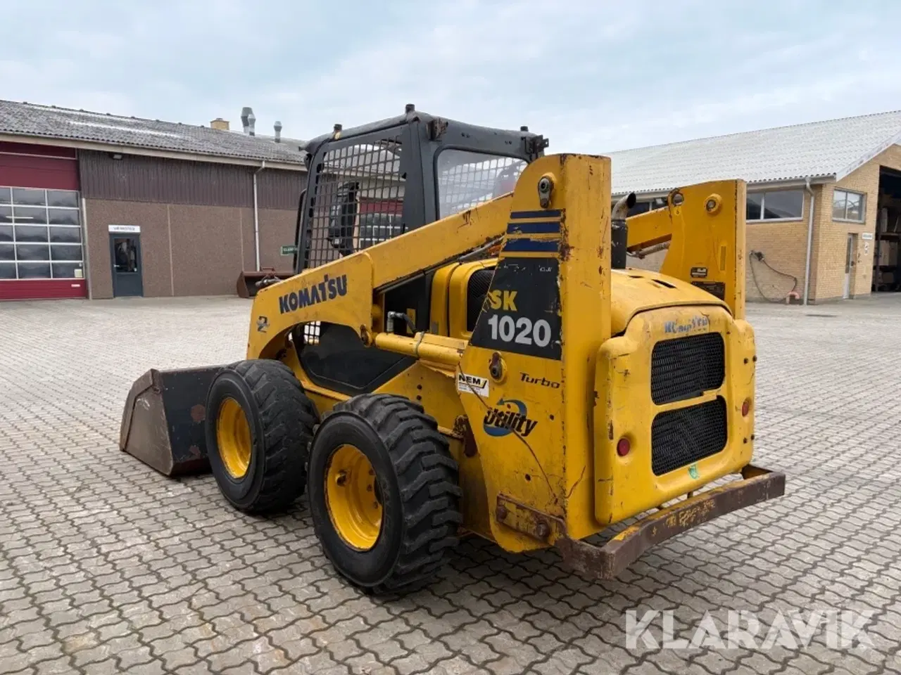 Billede 2 - Minilæsser Komatsu SK1020-5 skridstyret læsser