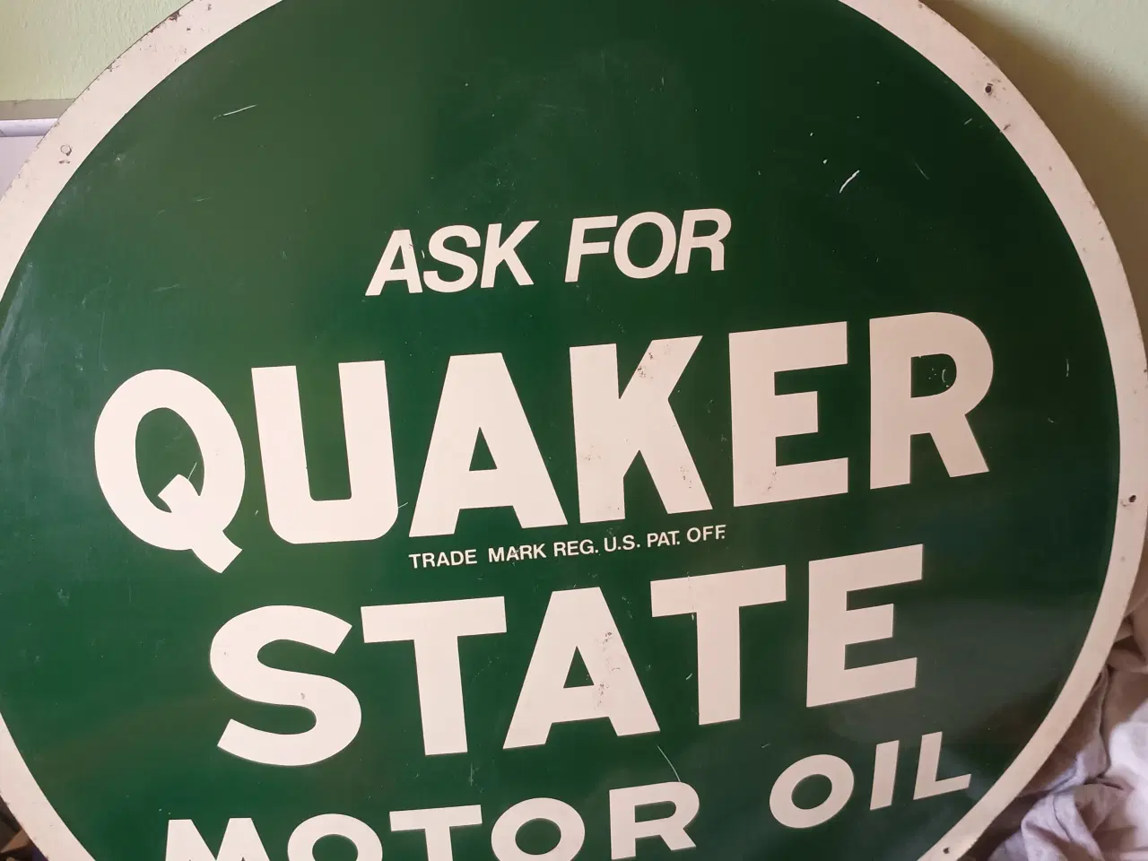 Billede 1 - Quaker State Motor Oil skilt 