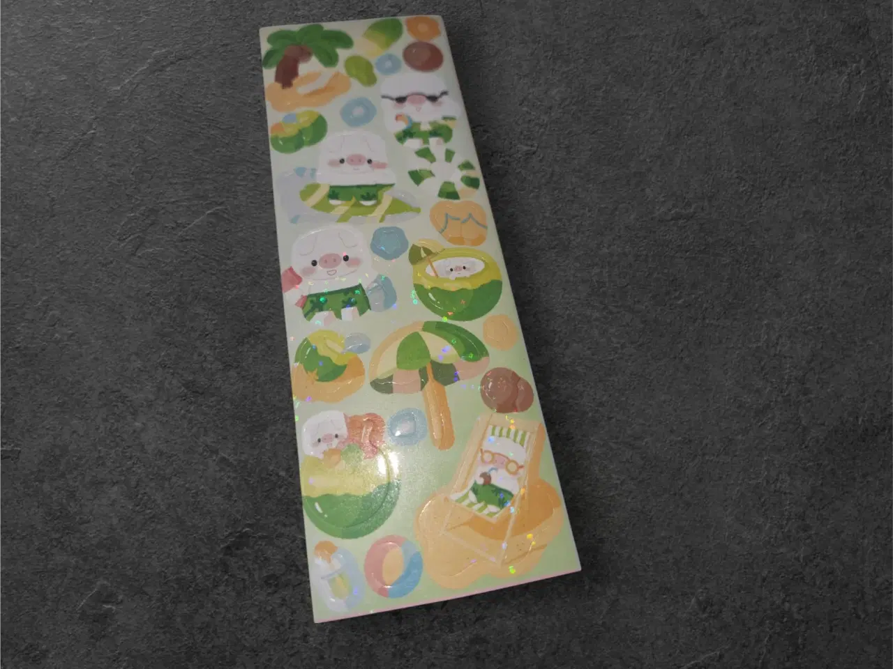 Billede 6 - Farverige klistermærker med regnbuer, hjerter og s