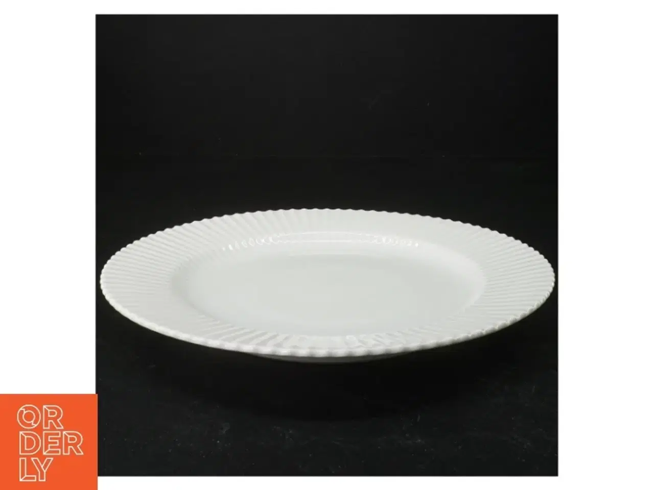 Billede 2 - Hvid porcelænstallerken, 4 stk fra Lyngby (str. 27 cm)