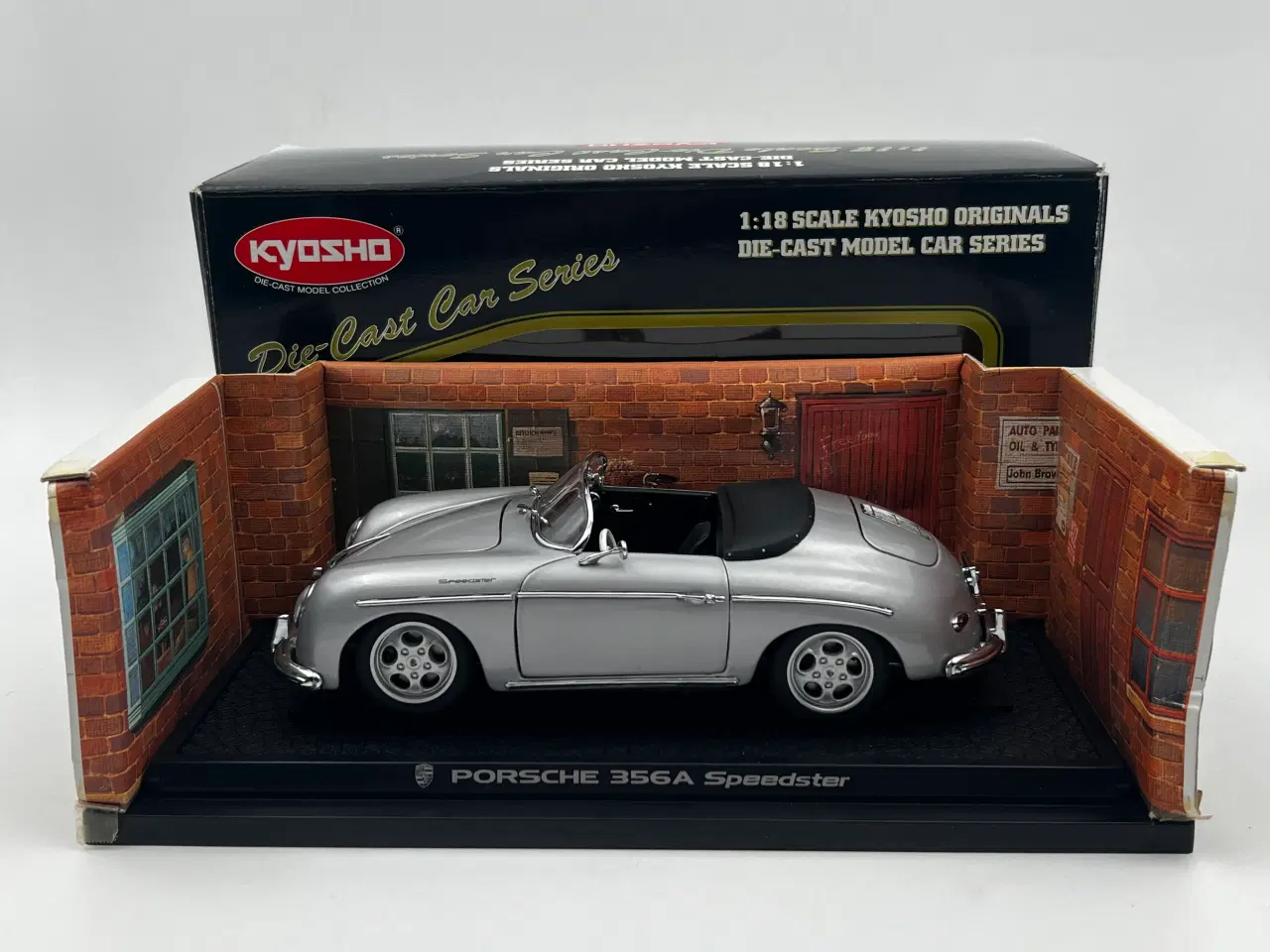 Billede 2 - 1955 Porsche 356A 1600 Speedster - Kyosho - 1:18