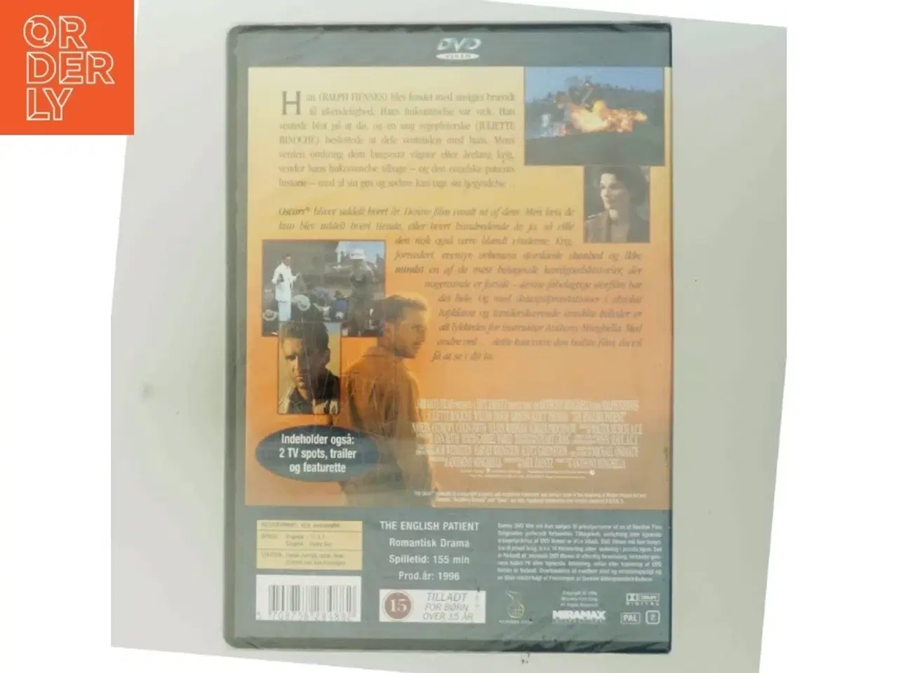 Billede 3 - DEN ENGELSKE PATIENT med Ralph Fiennes (DVD)