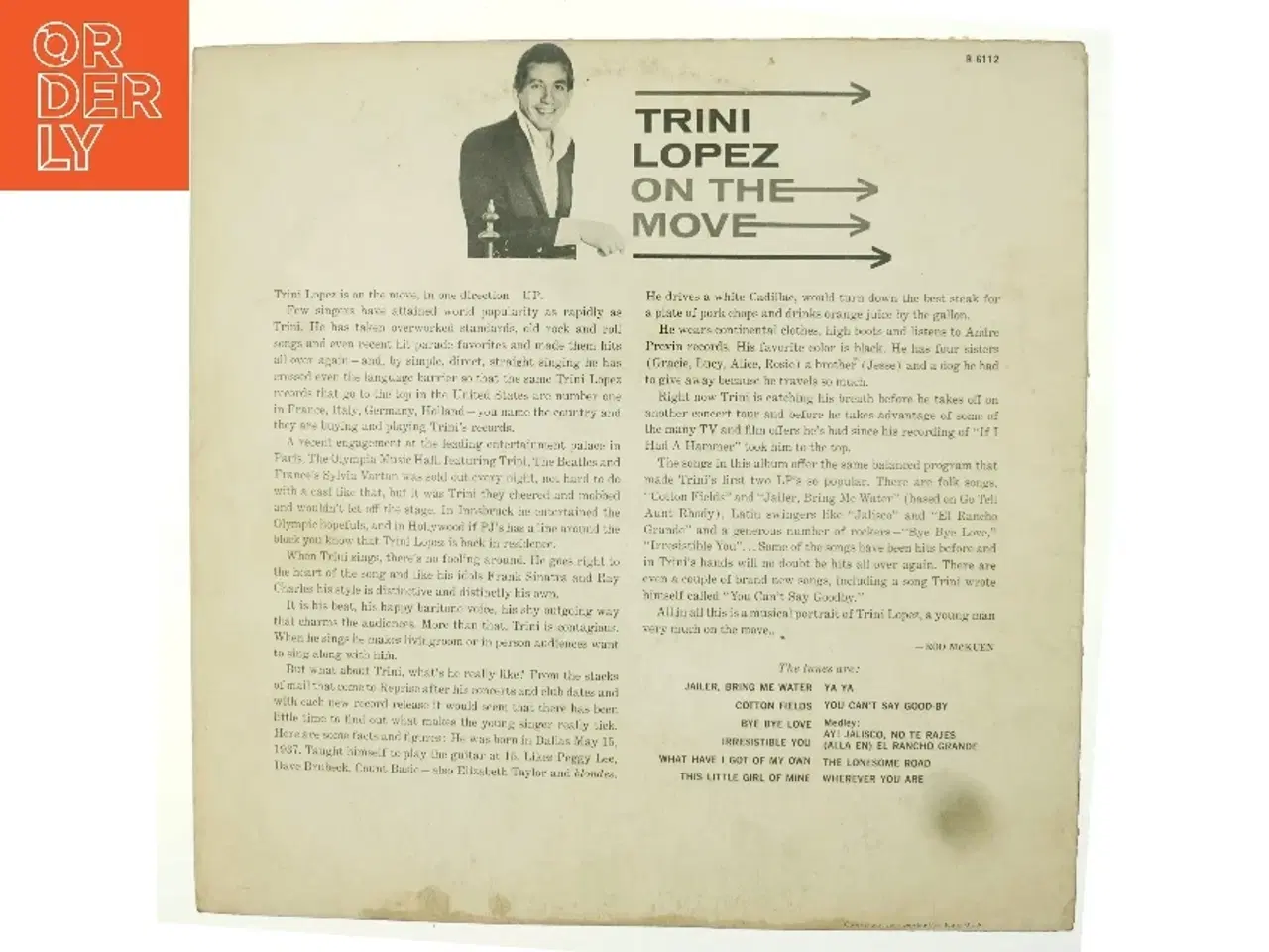 Billede 3 - On the Move, Trini Lopez