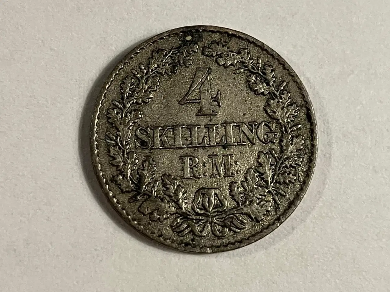 Billede 1 - 4 Skilling 1871 Danmark