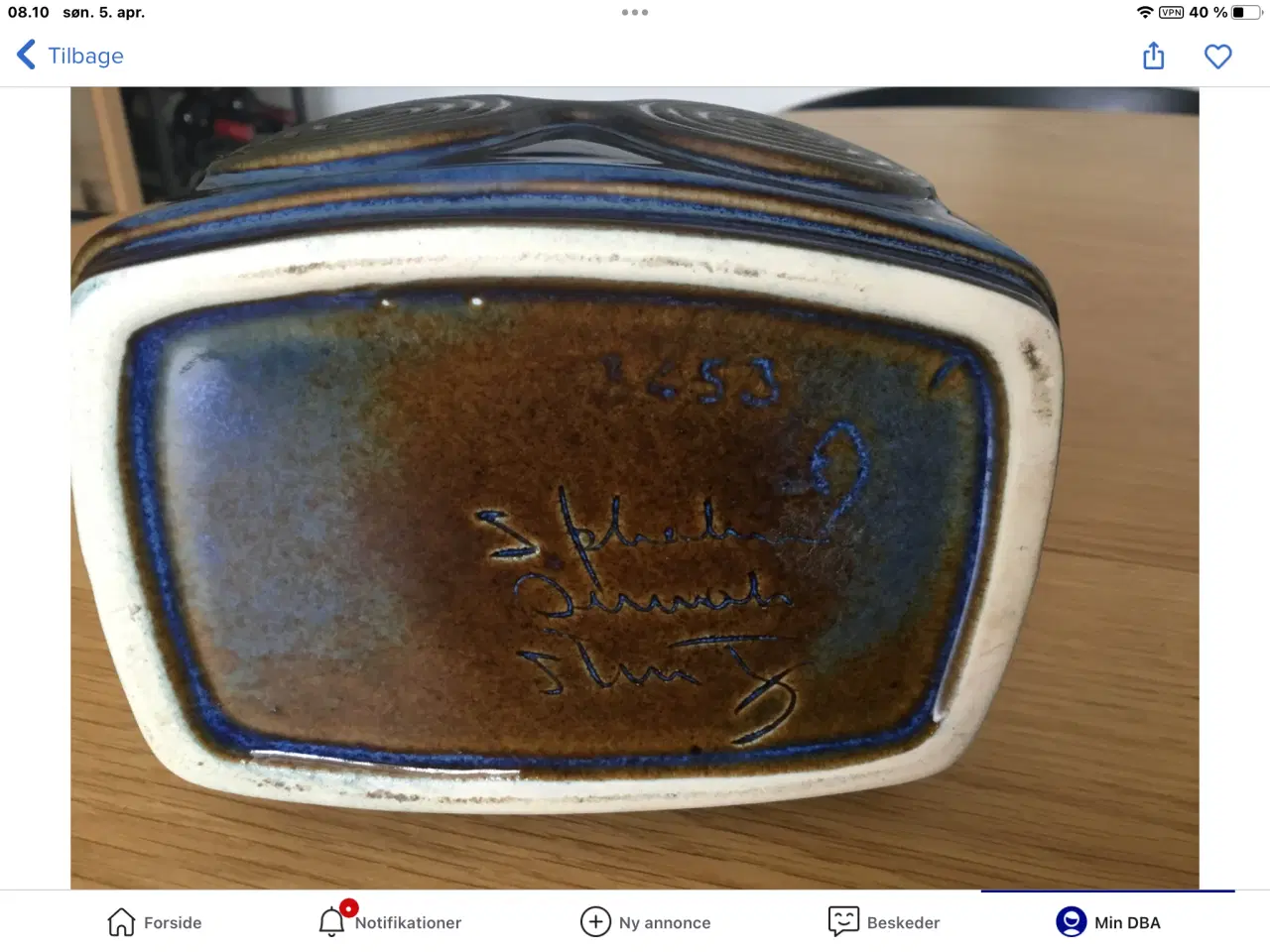 Billede 4 - Søholm vase