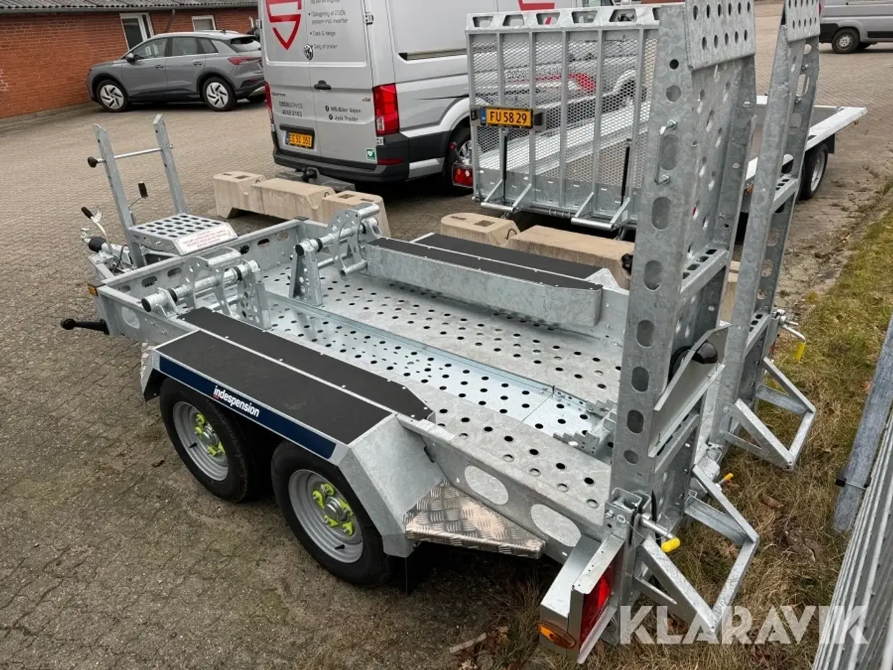 Billede 2 - Trailer til minigraver Indespension V67Z