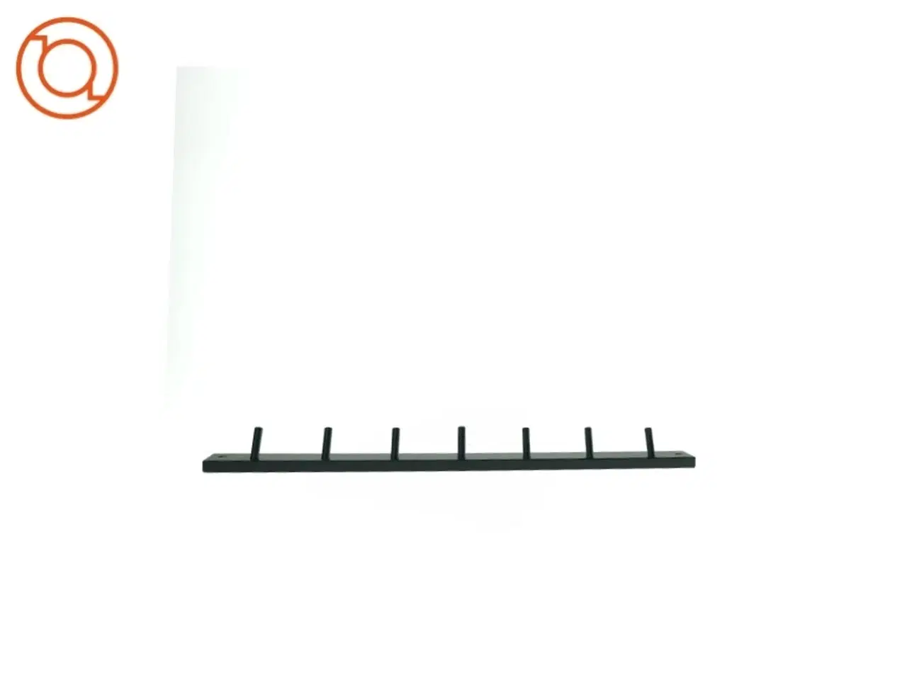 Billede 2 - Knagerække med 7 knager inklusiv beslag fra Bamboo (str. 60 cm x 5 cm)