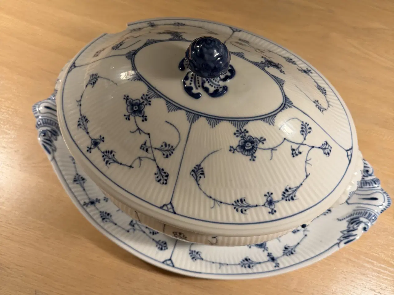 Billede 3 - Royal Copenhagen musselmalet terrin 