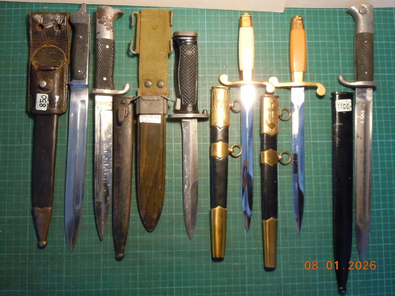 Billede 3 - Dolke, bajonetter og knive, forskellige typer.