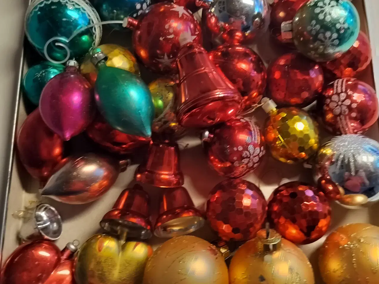 Billede 2 - Gammelt julepynt. 50 stk Blandet gamle og retro