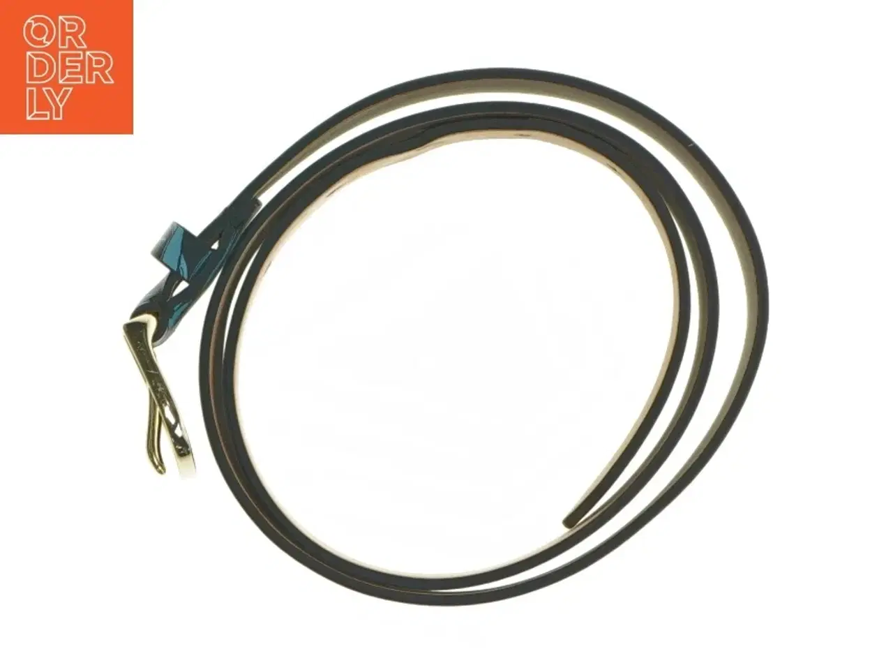 Billede 2 - Sorte bælte med blomstermønster fra Paul Smith (str. 102 cm)