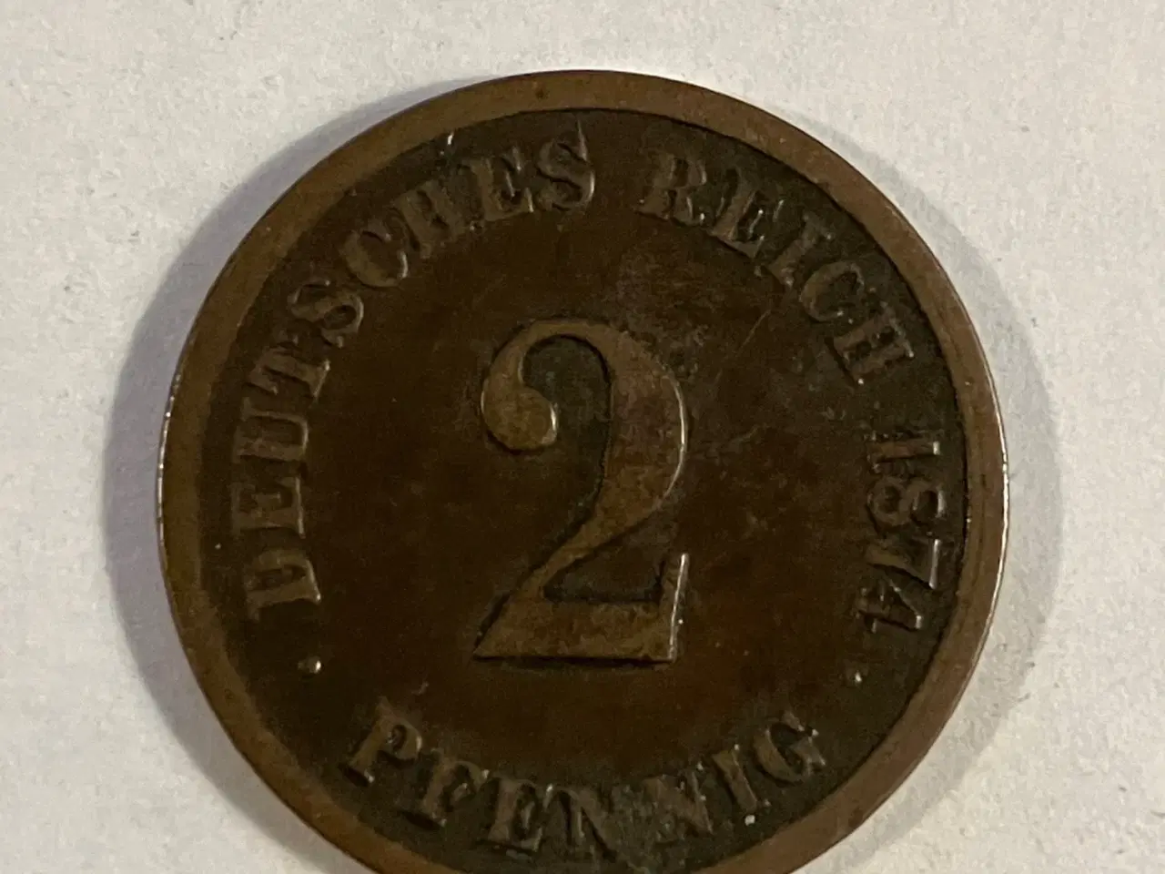 Billede 1 - 2 Pfennig Germany 1874