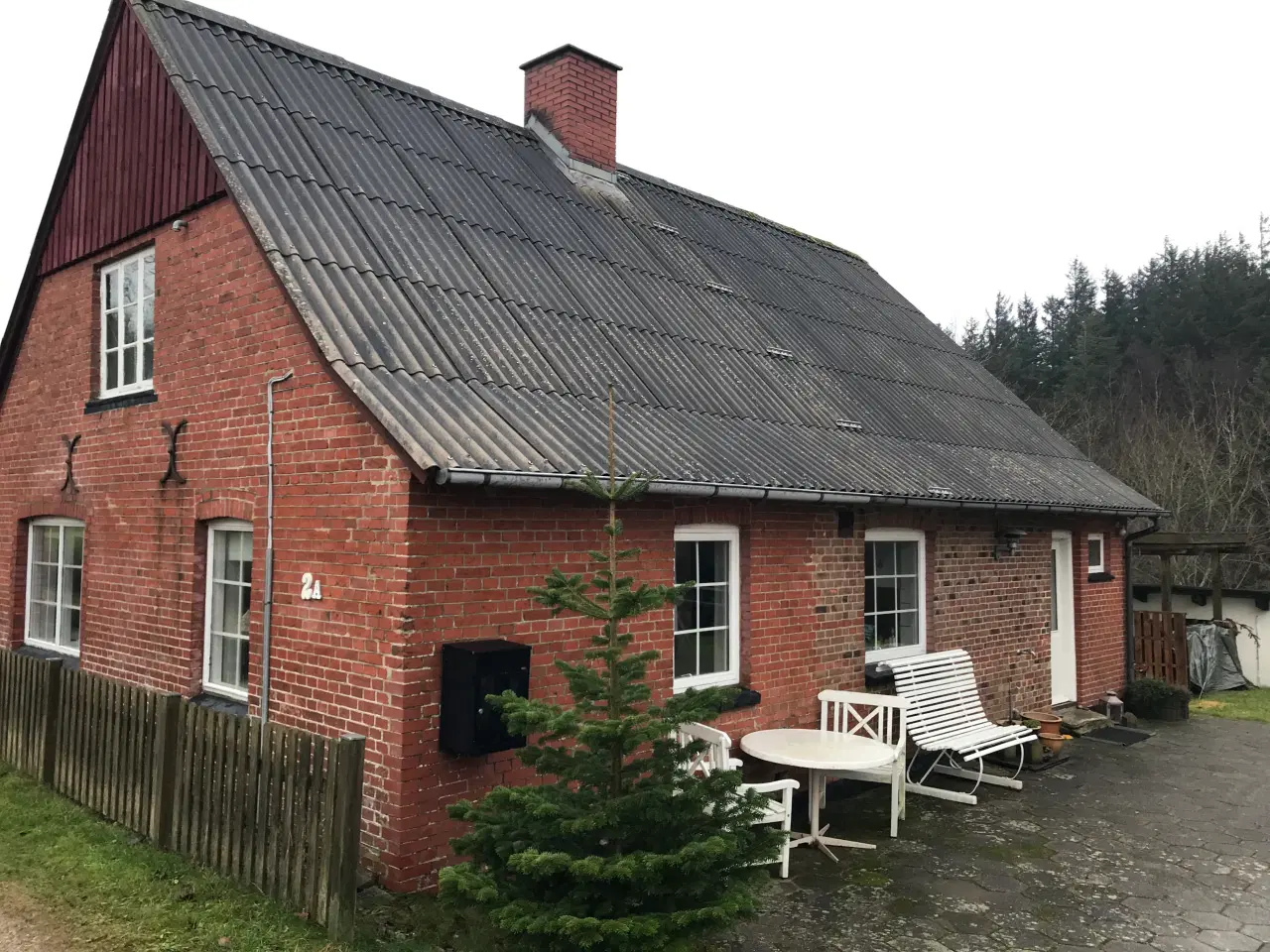 Billede 20 - Heste ejendom v. skov, fjord og Glyngøre. 