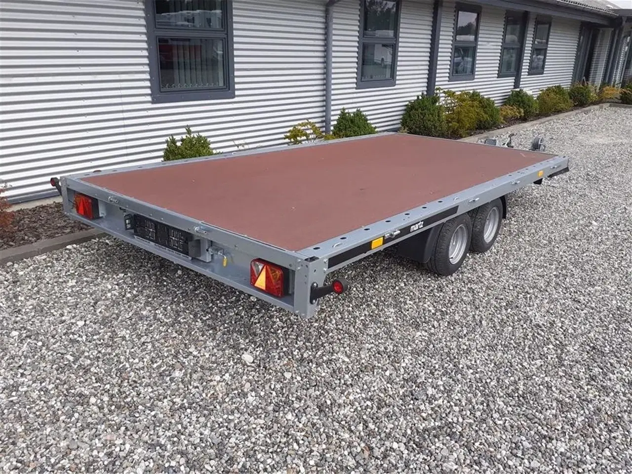 Billede 3 - 0 - Martz GT Plateau 4021 2700 kg   Auto - Maskintrailer Plateau 4021 2700 KG