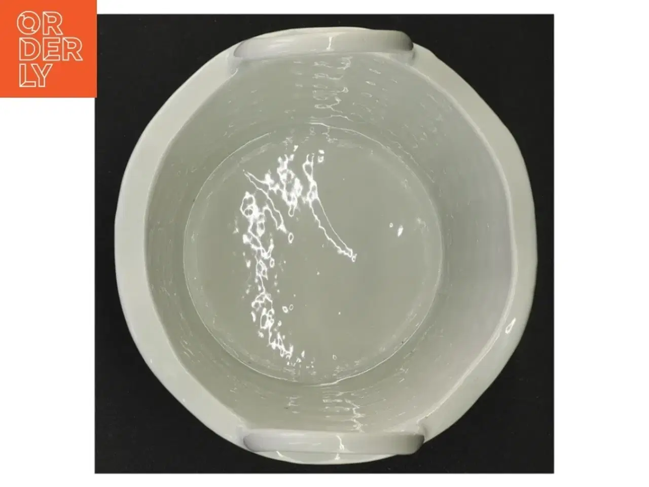 Billede 2 - Porcelænsskål formet som kurv (str. 14 x 12 x 13 komma 25 cm)