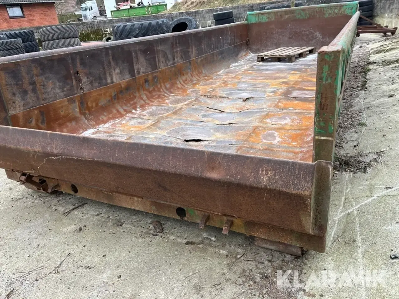 Billede 6 - Container til wirehejs Miljø-Art med hydraulisk bagsmæk