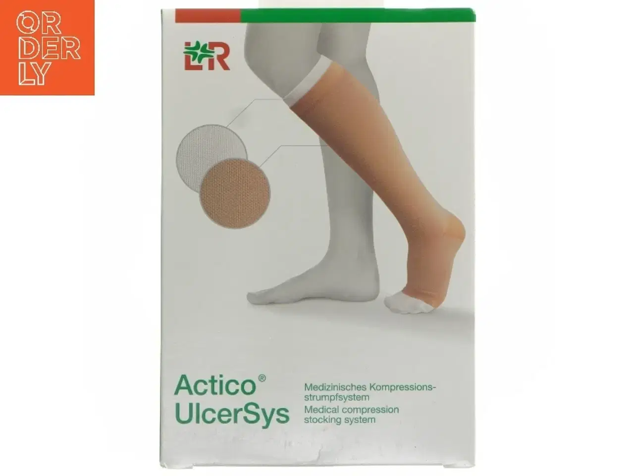 Billede 1 - Medicinsk kompressionsstrømpesystem fra Oeko-tex (str. s, cm)