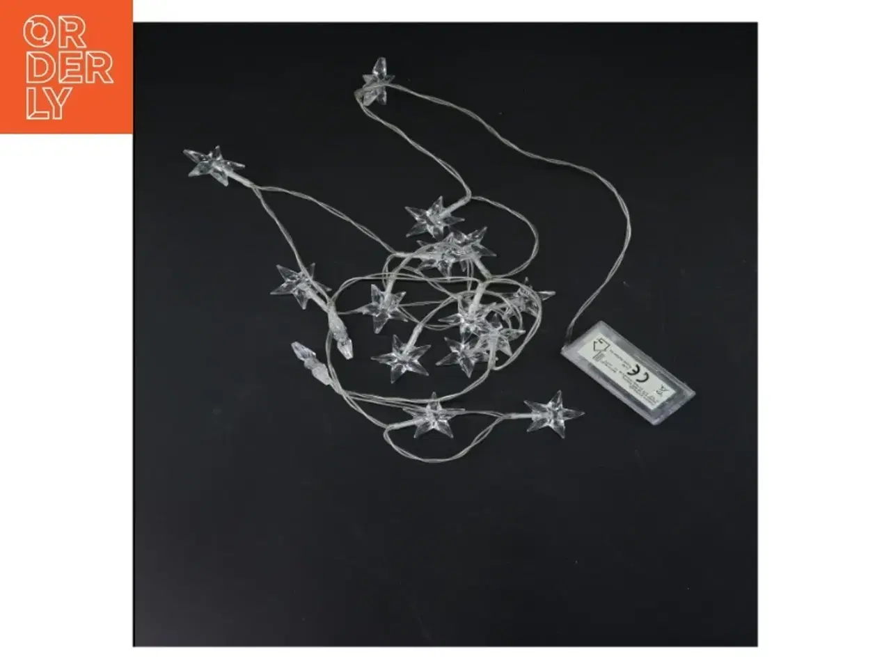 Billede 1 - Lyskæde med stjerner (str. 180 cm)