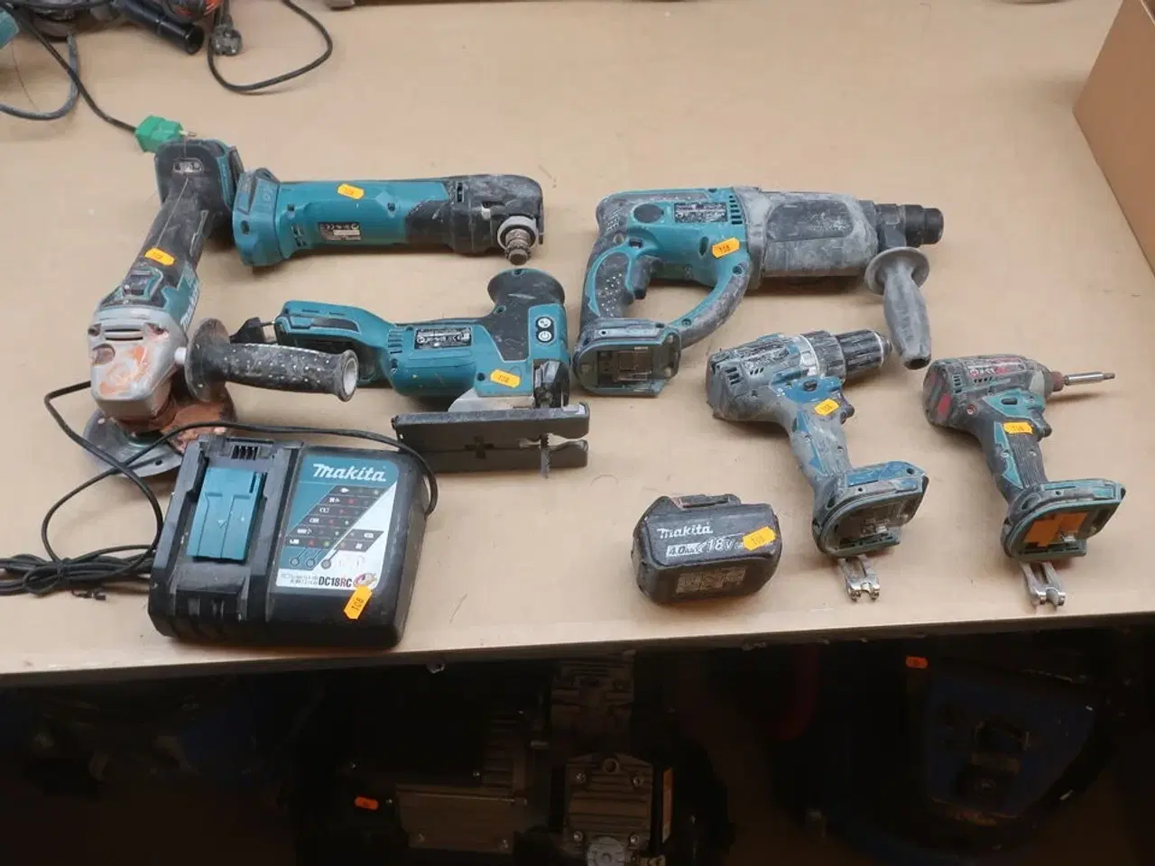 Billede 1 - Borehammer, boremaskine mv. MAKITA Model: DDF 484, DHR 202, DJV 181, DTM51, DGA 506, DC18RC