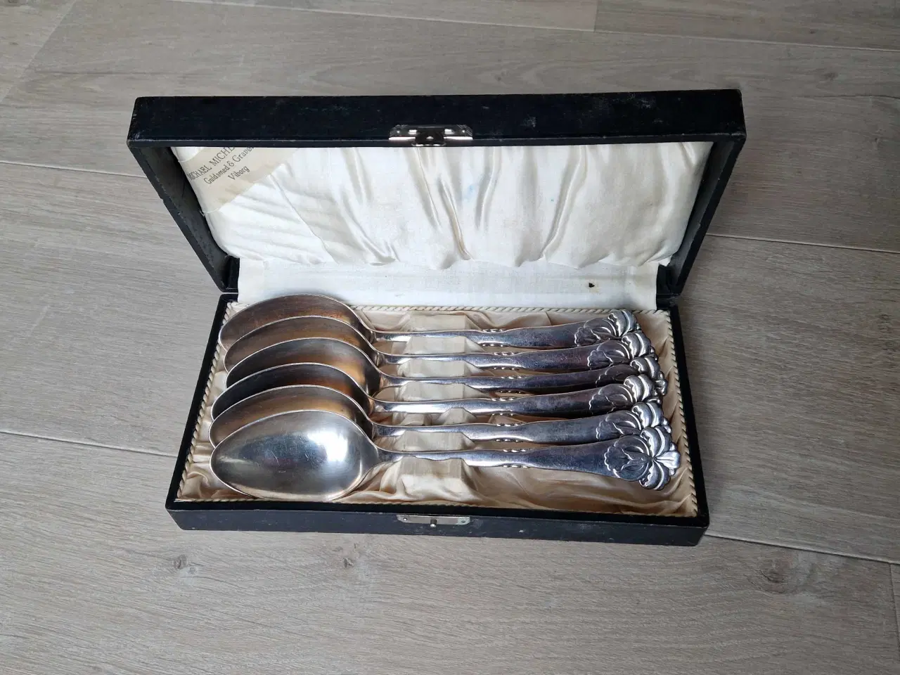 Billede 1 - 6 Spiseskeer i SølvPlet