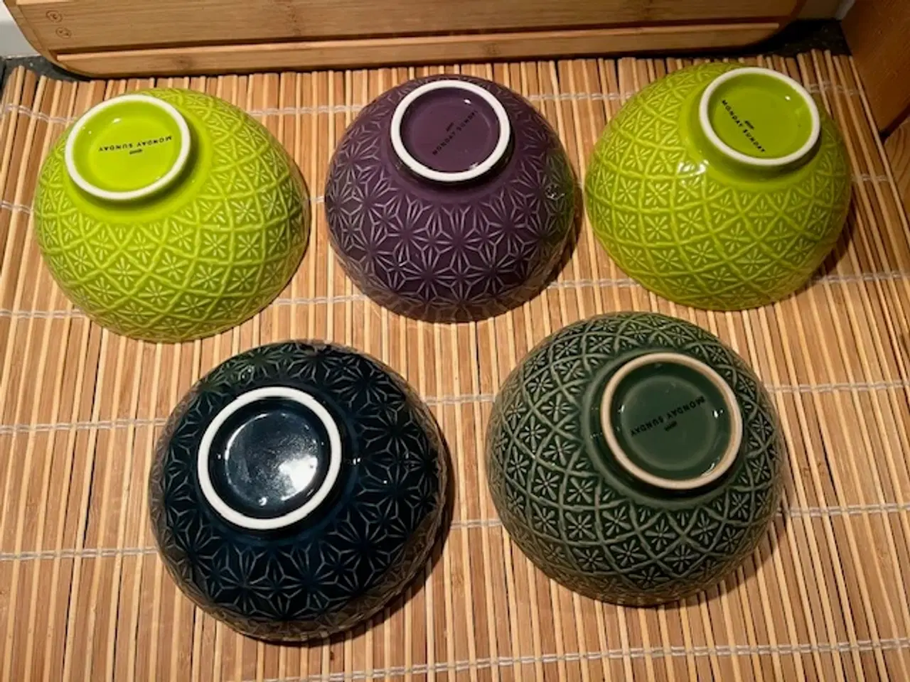 Billede 3 - Farverige og mønstrede skåle fra Monday Sunday