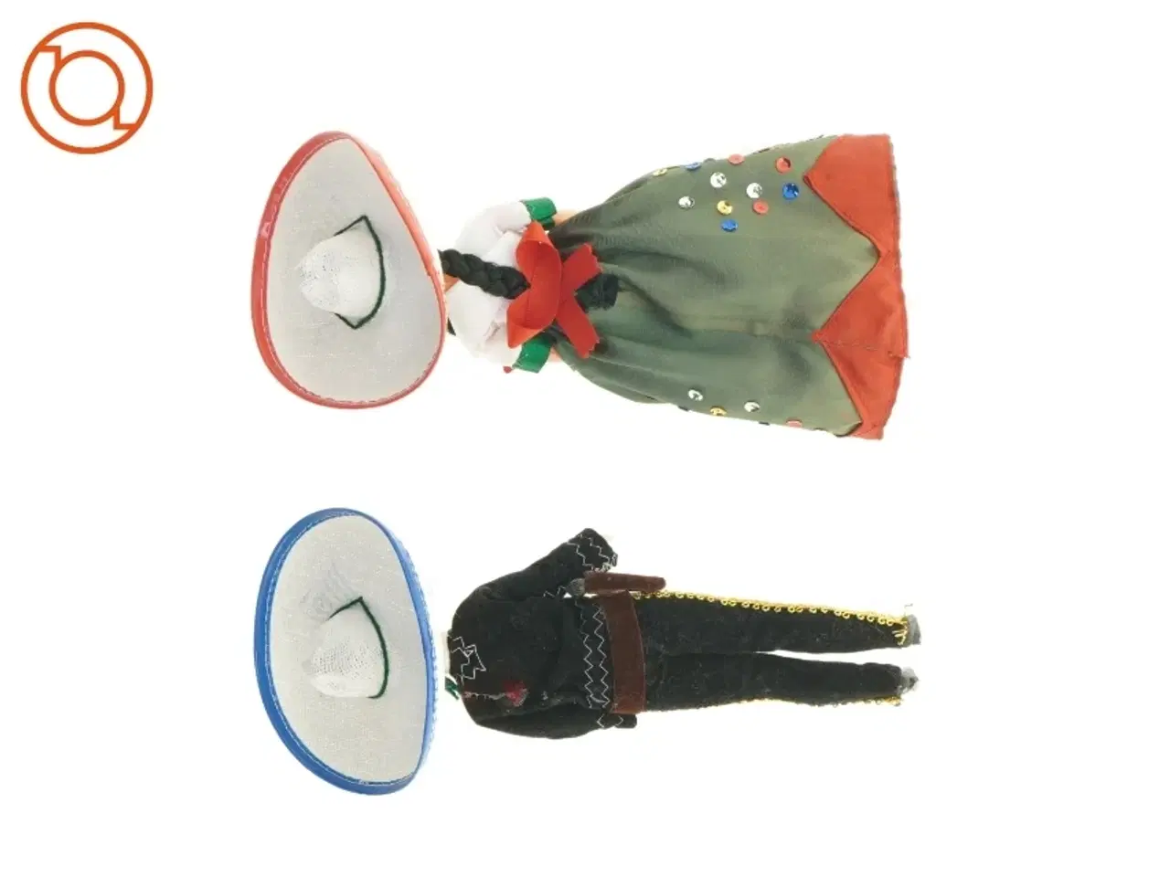 Billede 6 - Mexicanske souvenirdukker (str. 27 cm)