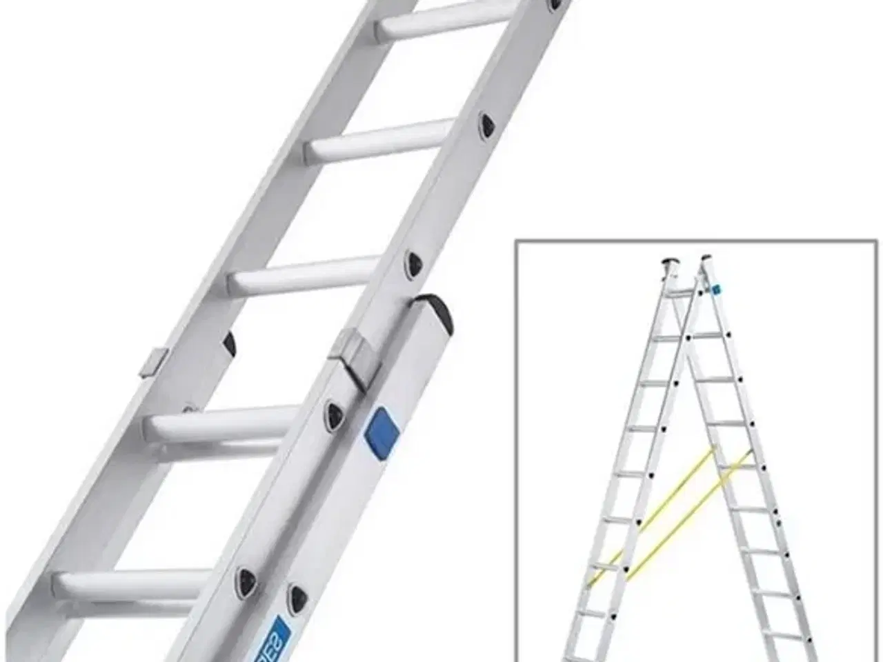 Billede 1 - Zarges hus stige. 7.8 meter