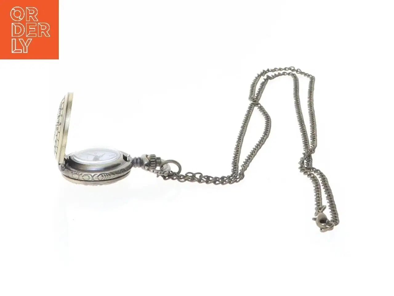 Billede 4 - Vintage lommeklokke med kæde (str. 80 cm)