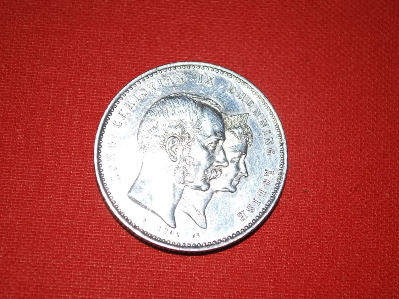 Billede 1 - Jubilæum mønt Christian IX 