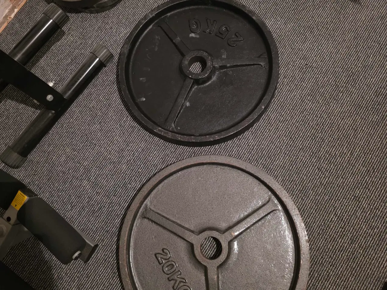 Billede 2 - Vægtskiver og stang