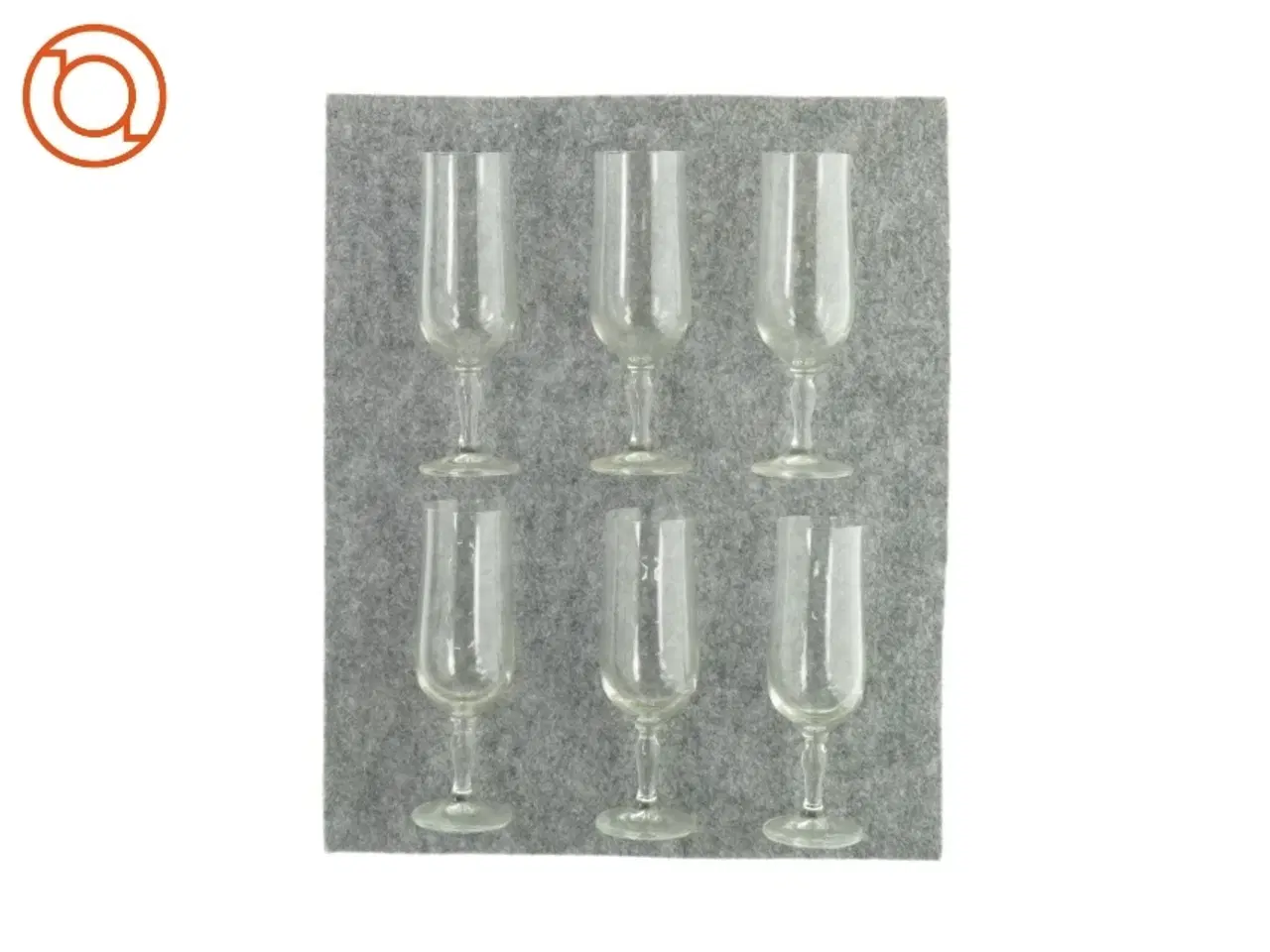 Billede 1 - Hvidvinsglas (6 stk) fra Lausitz (str. HØ 17x5,5 cm)