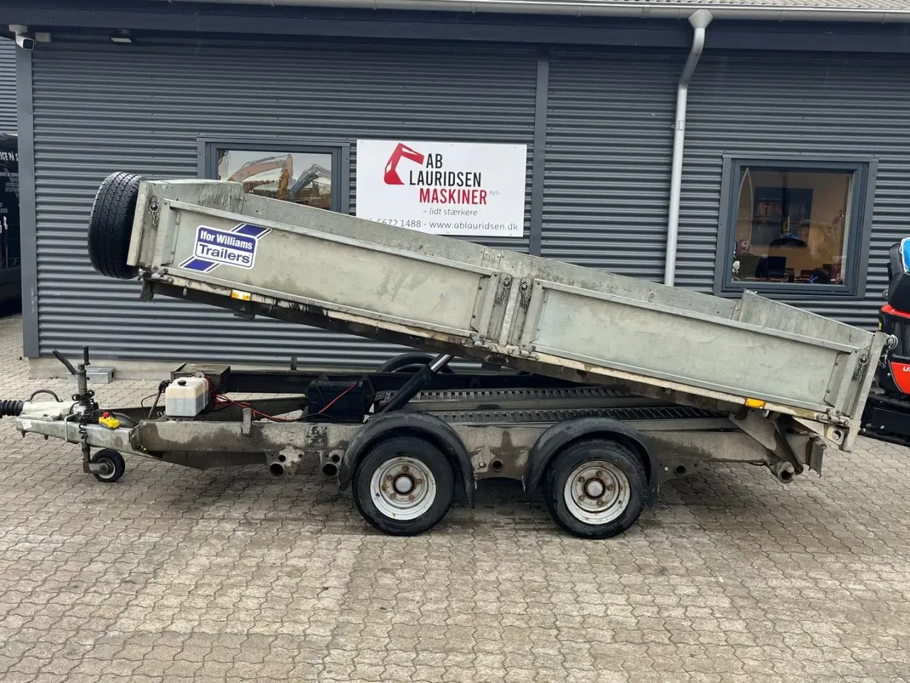 Billede 1 - Ifor Williams TT 3621 3500kg tiptrailer med 4tons alu slisker